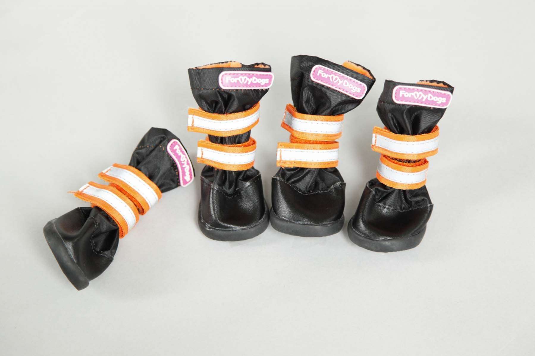 Сапоги для собак ForMyDogs Урбан Черно-Синие