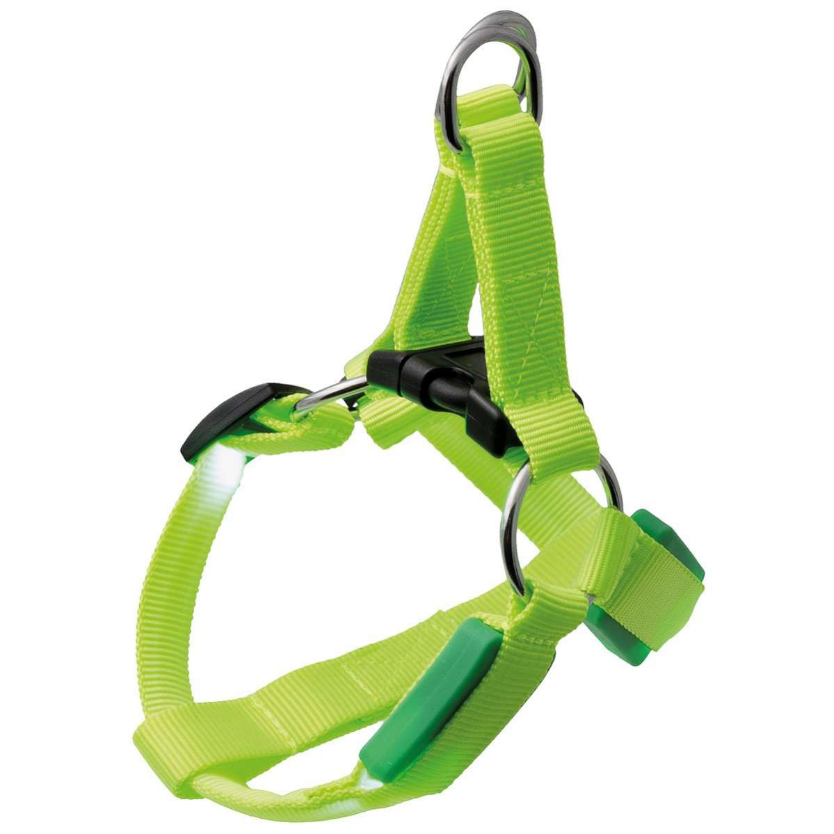 Светящаяся шлейка для собак Неон