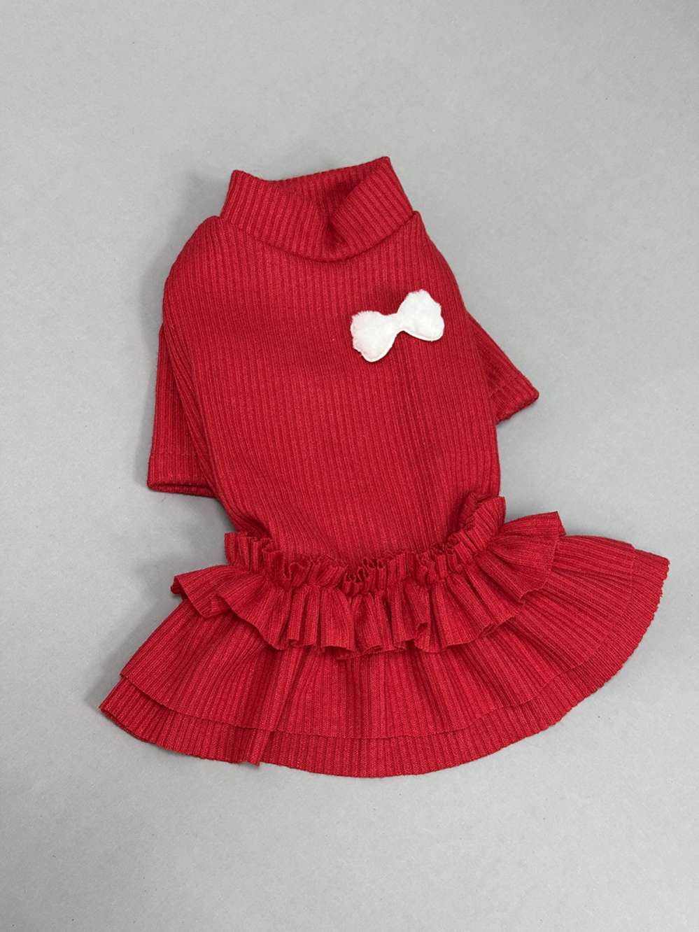 Платье Puffy Лапша Клубничка