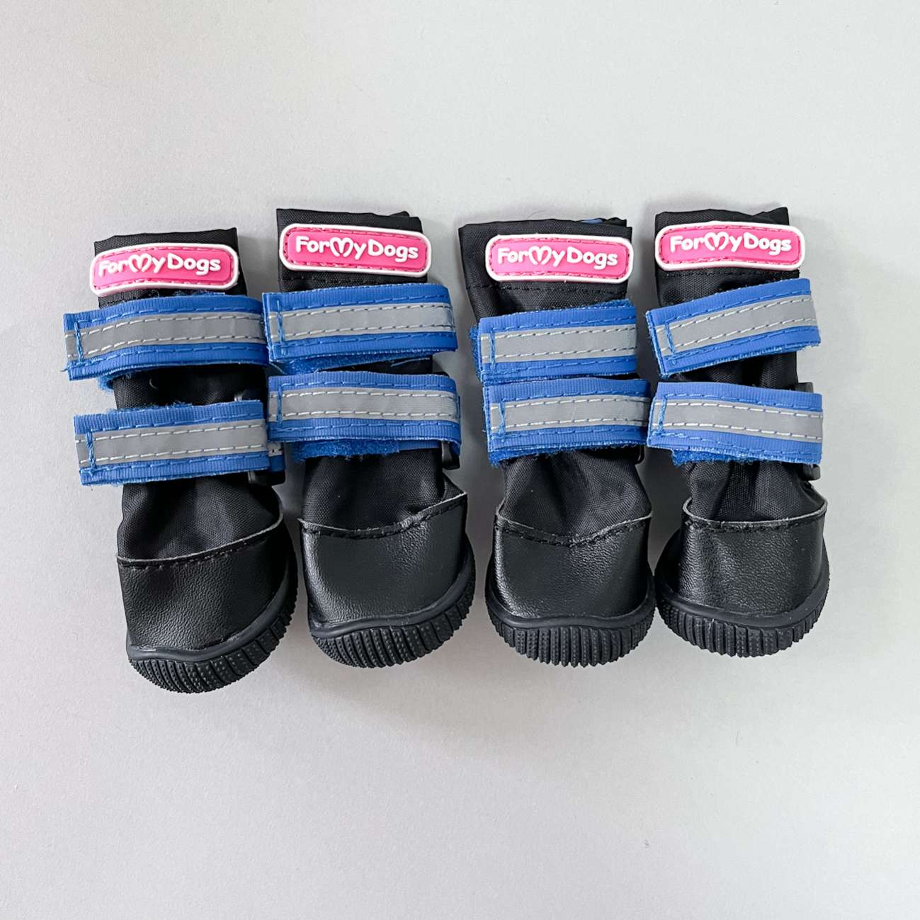Сапоги для собак ForMyDogs Урбан Черно-Синие