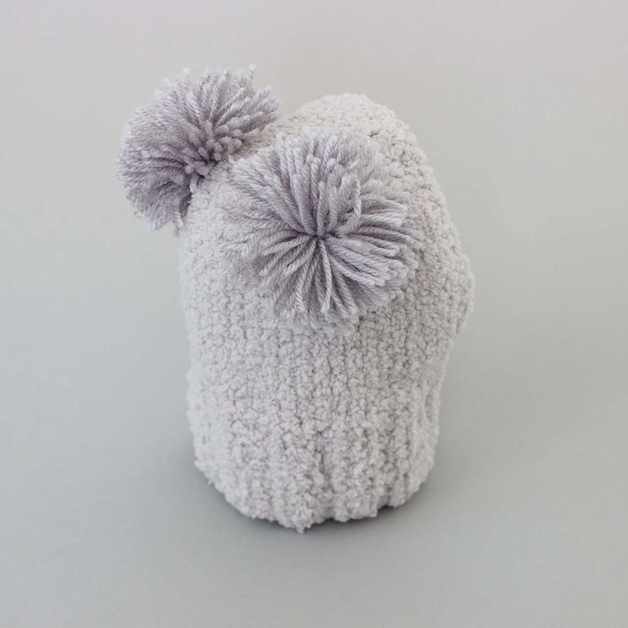 Вязаная шапка для собаки капор с закрытыми ушами Puffy Бэмби