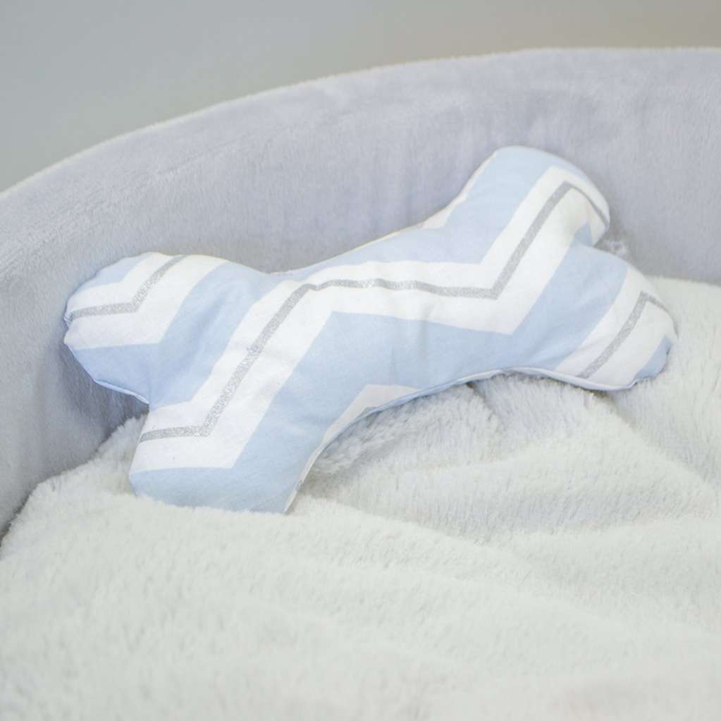 [Лежак] Лежанка для собак Puffy Серебро