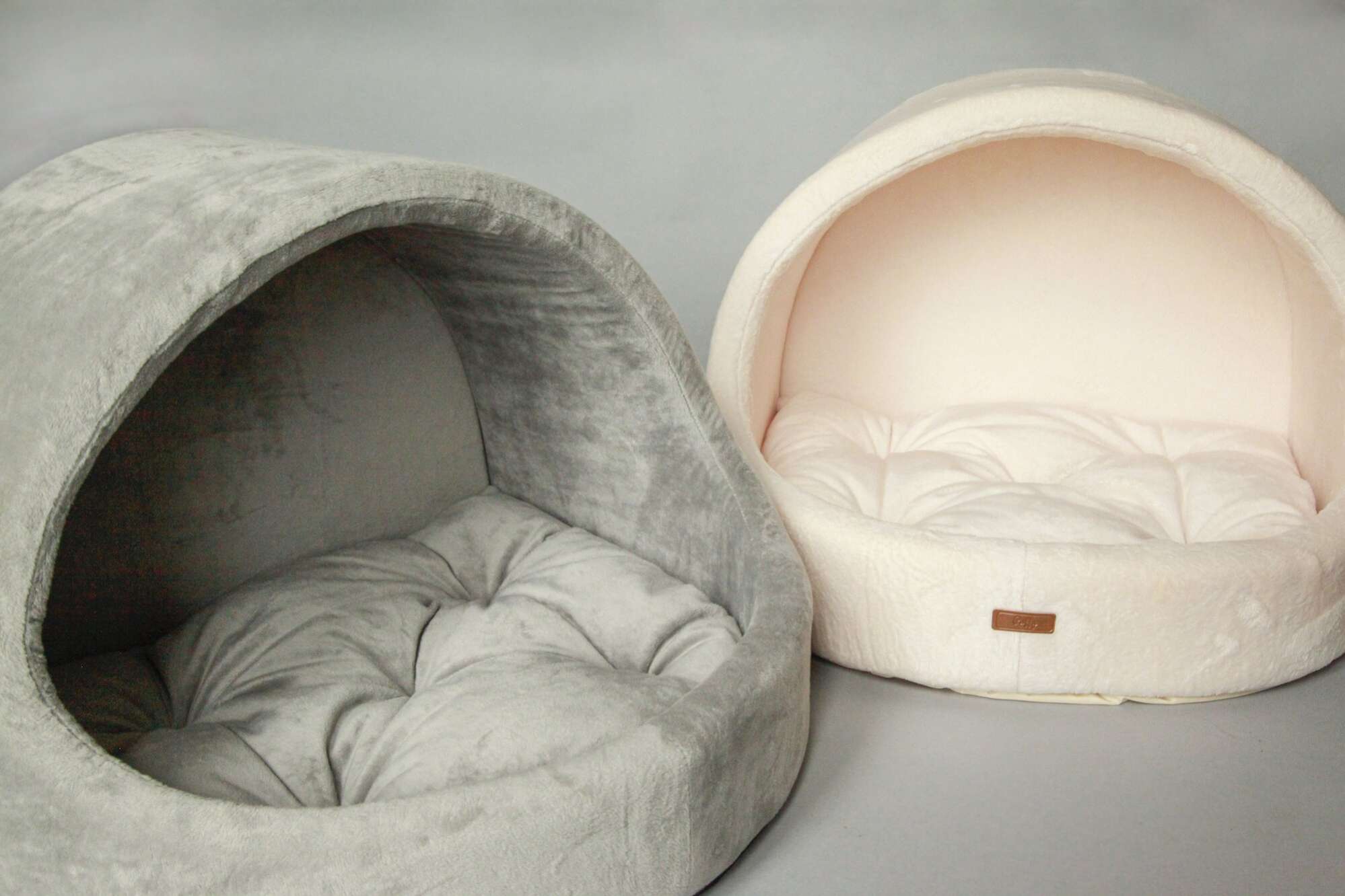 Домик для собаки круглый Puffy Пепел