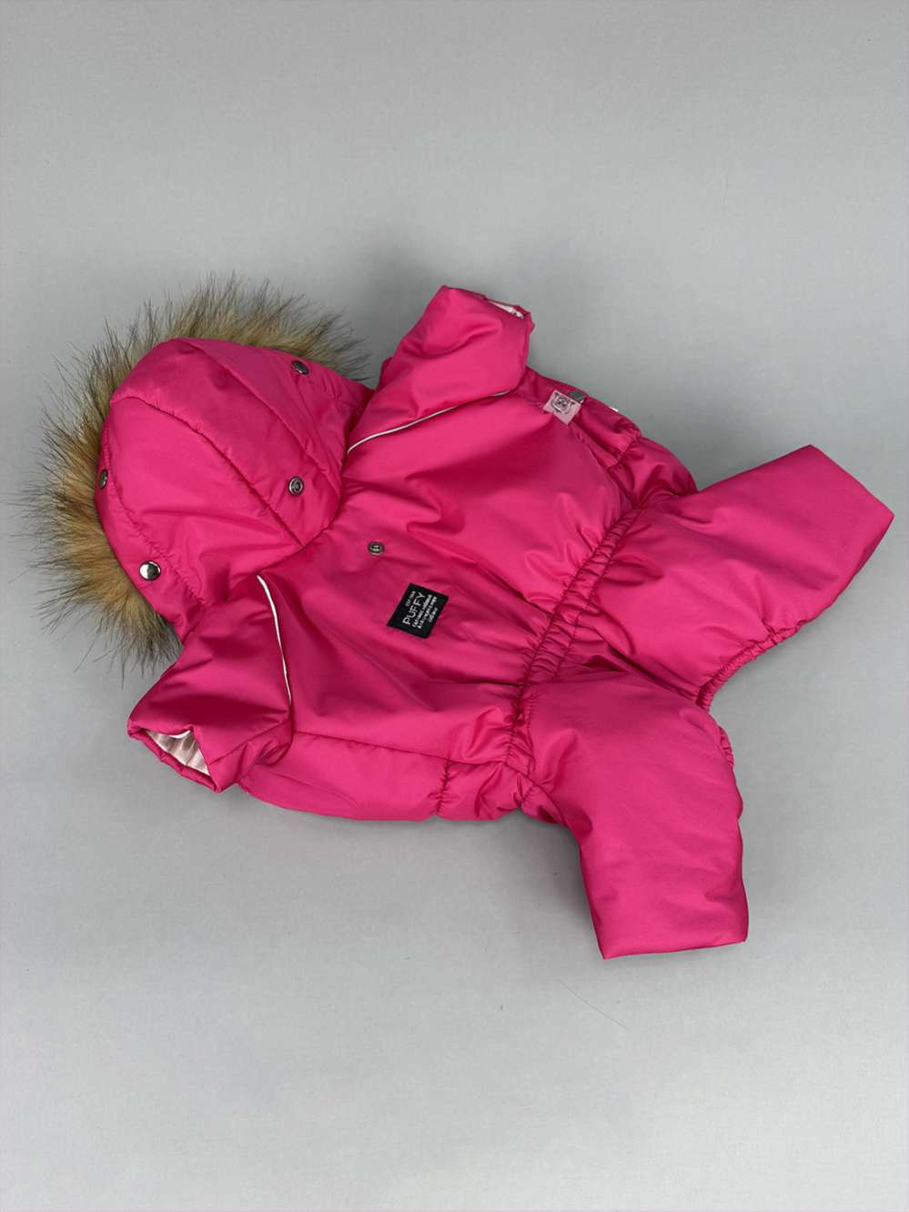 Комбинезон Puffy Аляска на шёлке малина