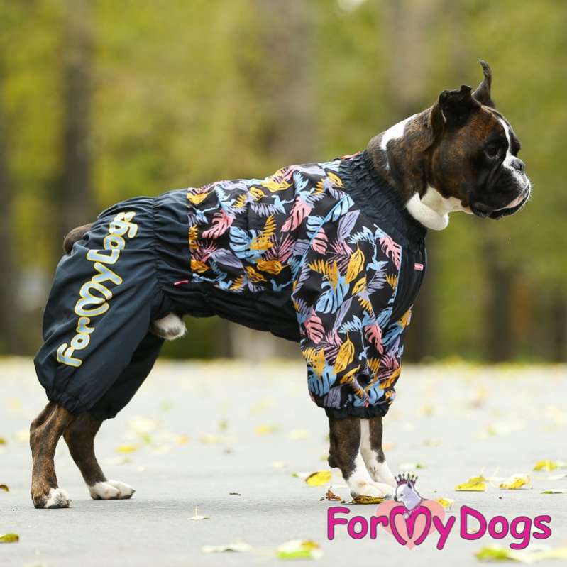 Комбинезон для собак на широкую грудь ForMyDogs Папоротник
