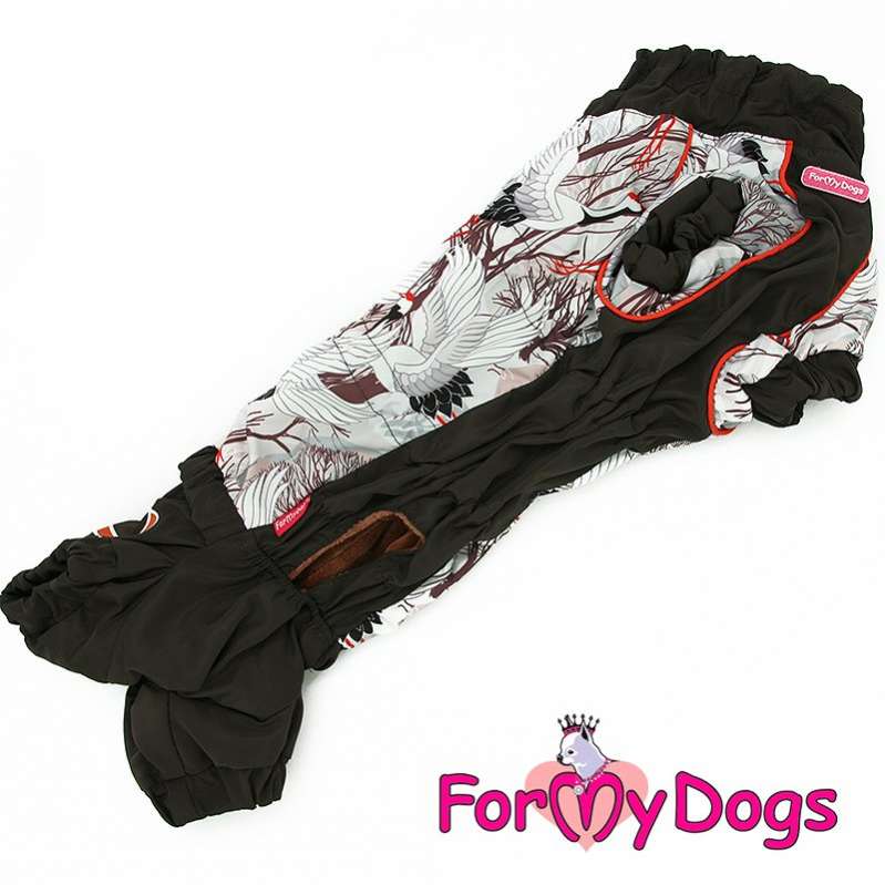 Комбинезон для таксы и корги ForMyDogs Аисты