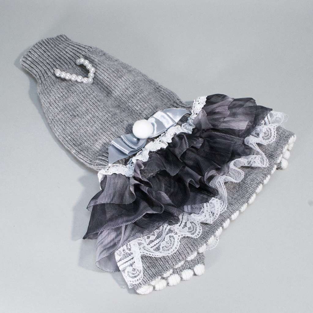 Шерстяное платье для собак Puffy Грейси