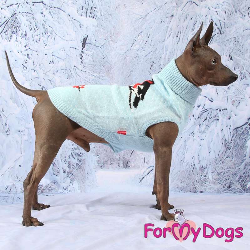 Свитер для собак ForMyDogs Снегири