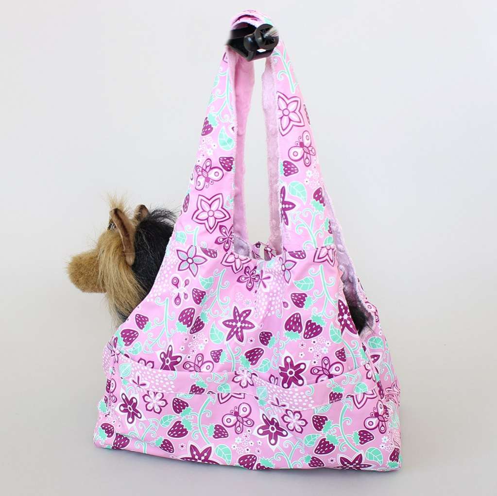 Сумка для собак Puffy Малина