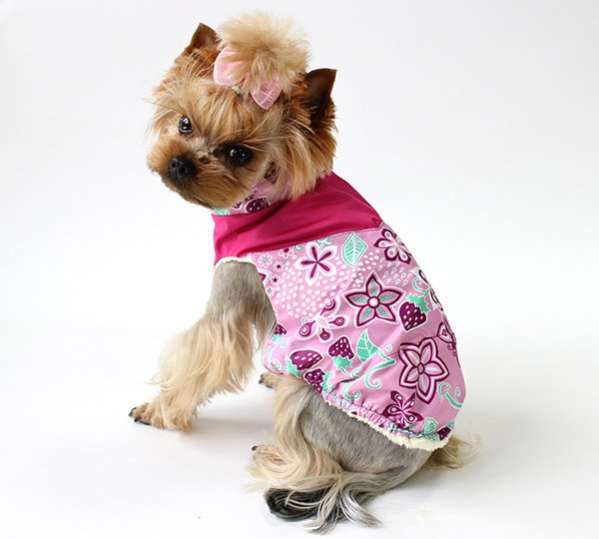 Жилетка для собаки Puffy Малина