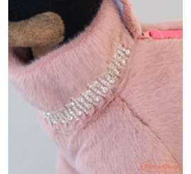 Комбинезон для собак шубка ForMyDogs Пудра