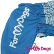 Комбинезон для собак на широкую грудь ForMyDogs Васильки