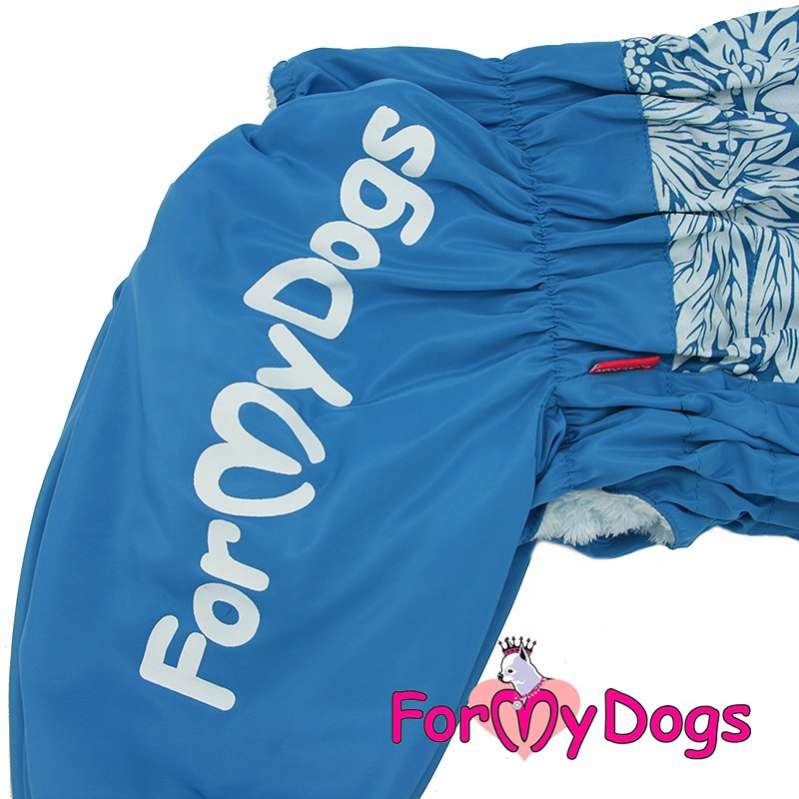 Комбинезон для собак на широкую грудь ForMyDogs Васильки