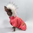 Зимний комбинезон для собак Арктическая зима коралловый