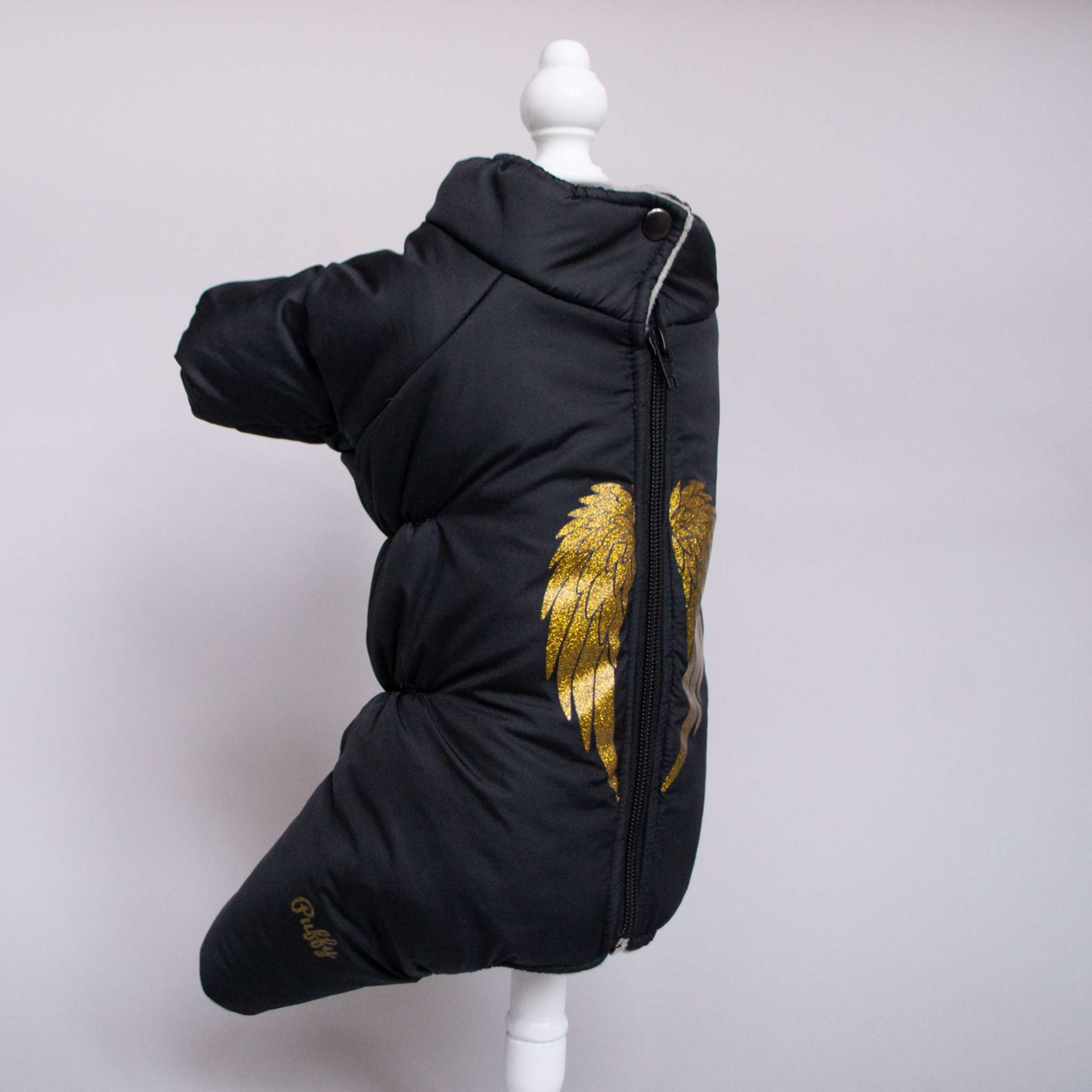 Зимний комбинезон для собак Puffy Ангел золото