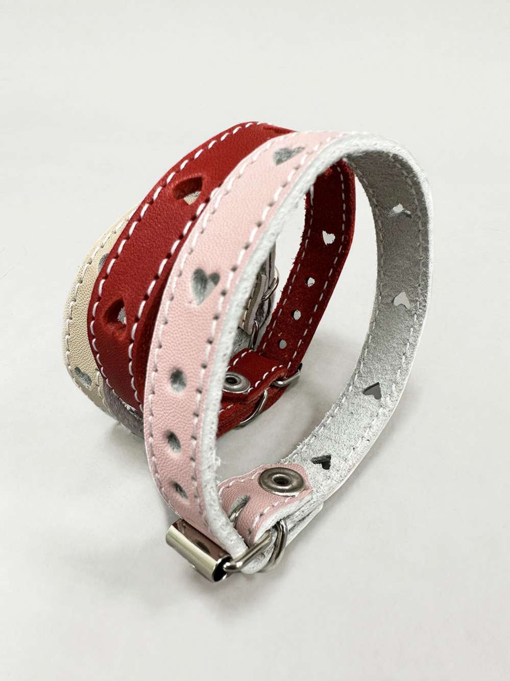 Ошейник Puffy для собак Мини с высечкой, Сердечки