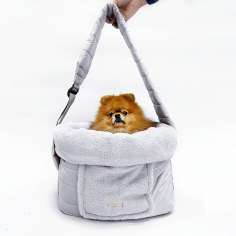 Сумка-мешок для собак Puffy Уют с регулятором серая