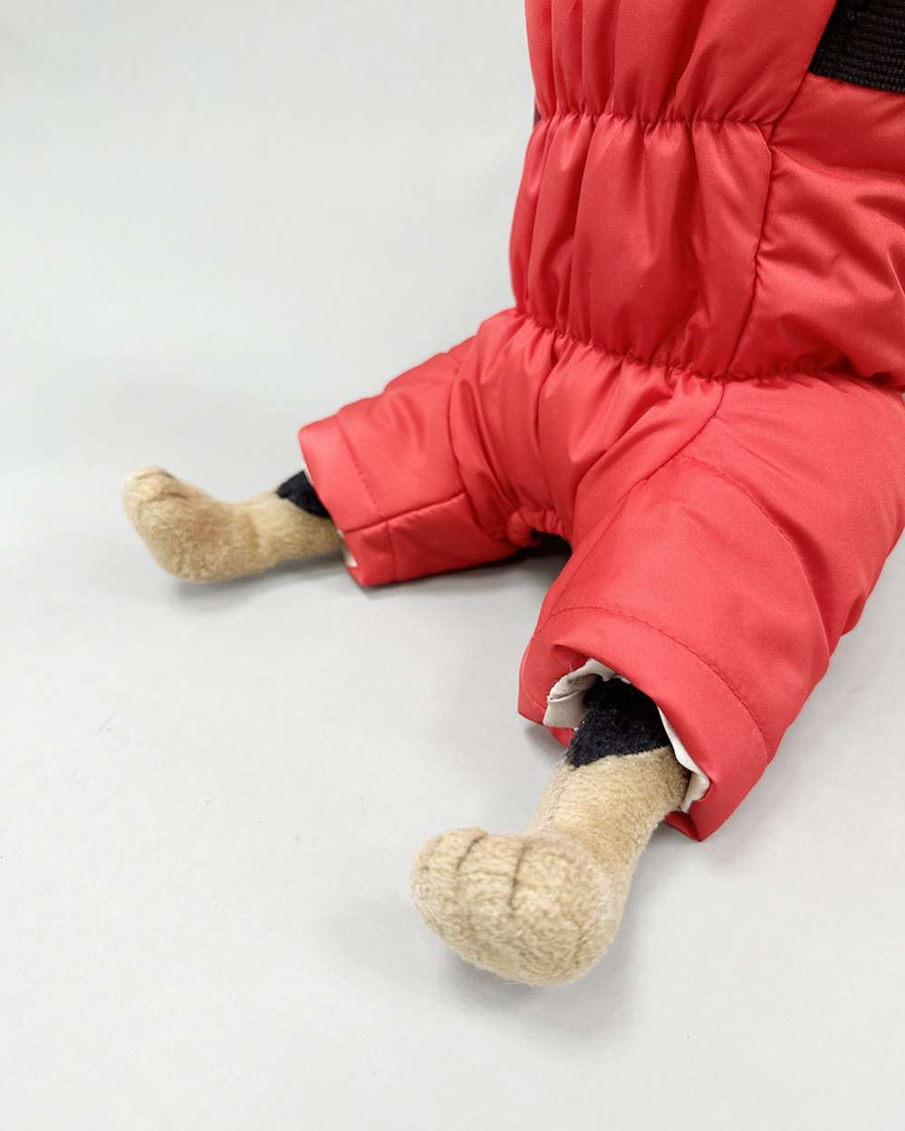 Комбинезон для собак со шлейкой Puffy Фикс красный