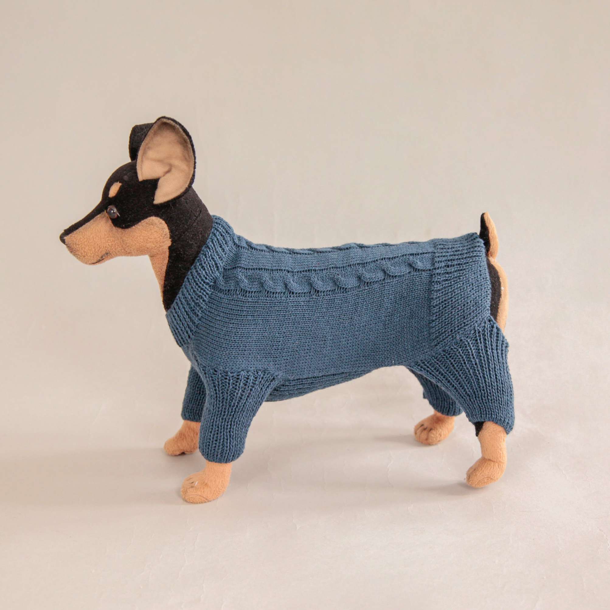 Вязаный костюм для собак Puffy Косички