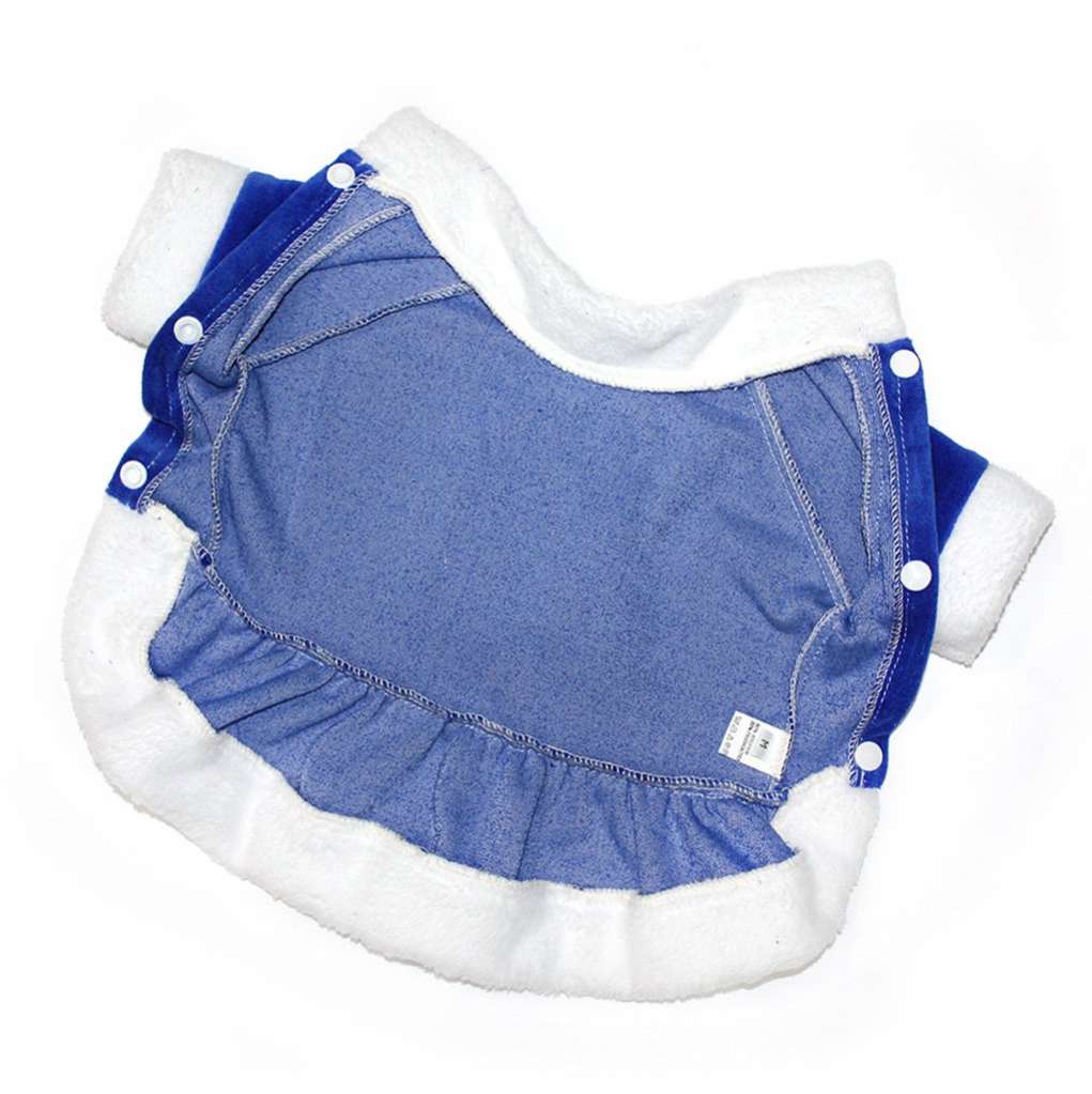 Новогоднее платье для собак Снегурочка