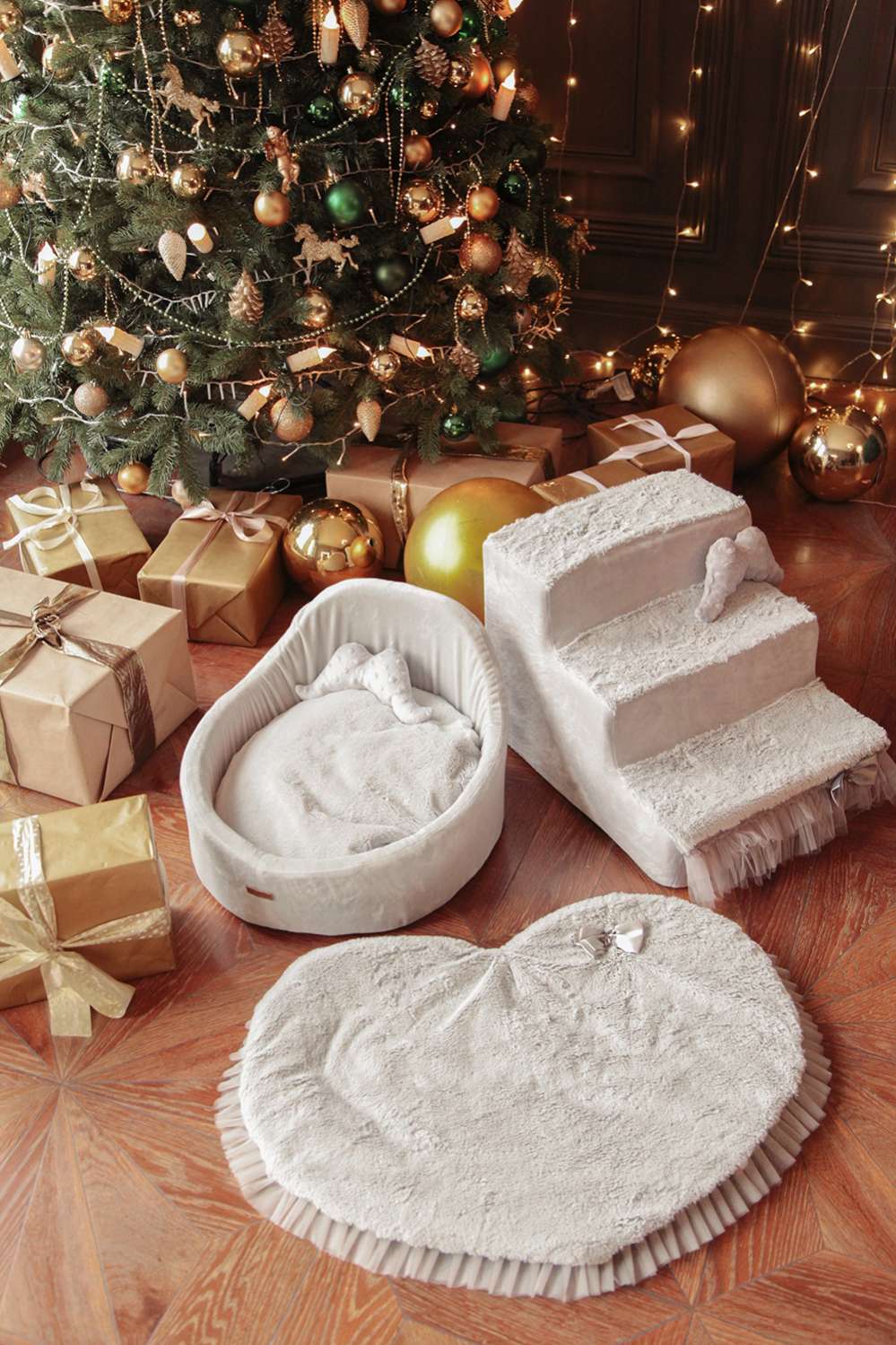 Матрас для собак сердце Puffy Сильвер