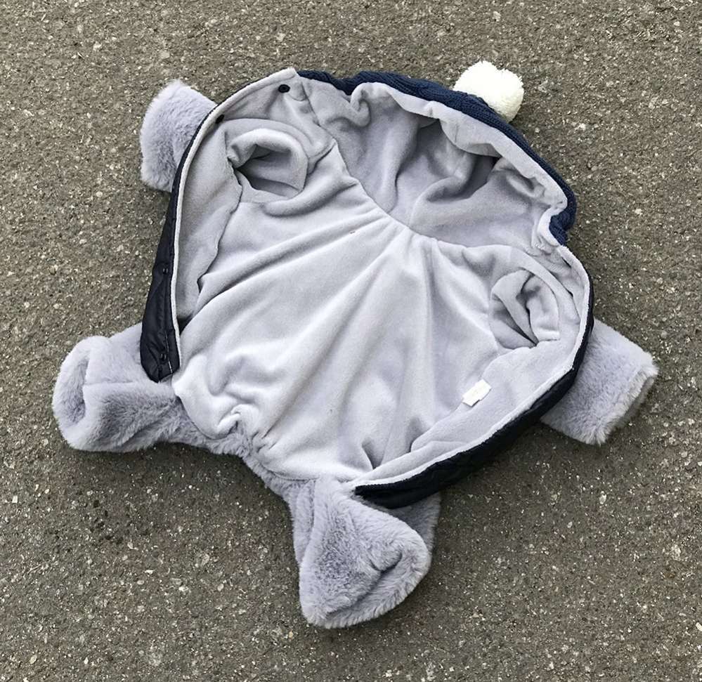 Комбинезон для собак шубка Premium Лепестки