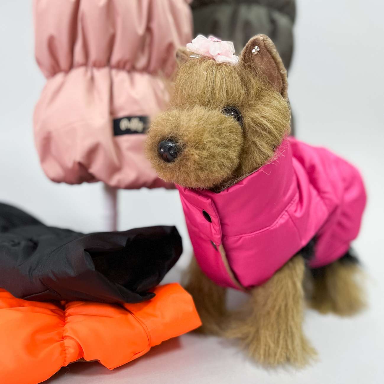 Жилетка для собаки Puffy Флеш Черный