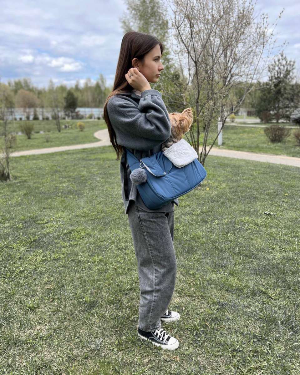 Сумка-слинг для собак Puffy Прогулка шторм