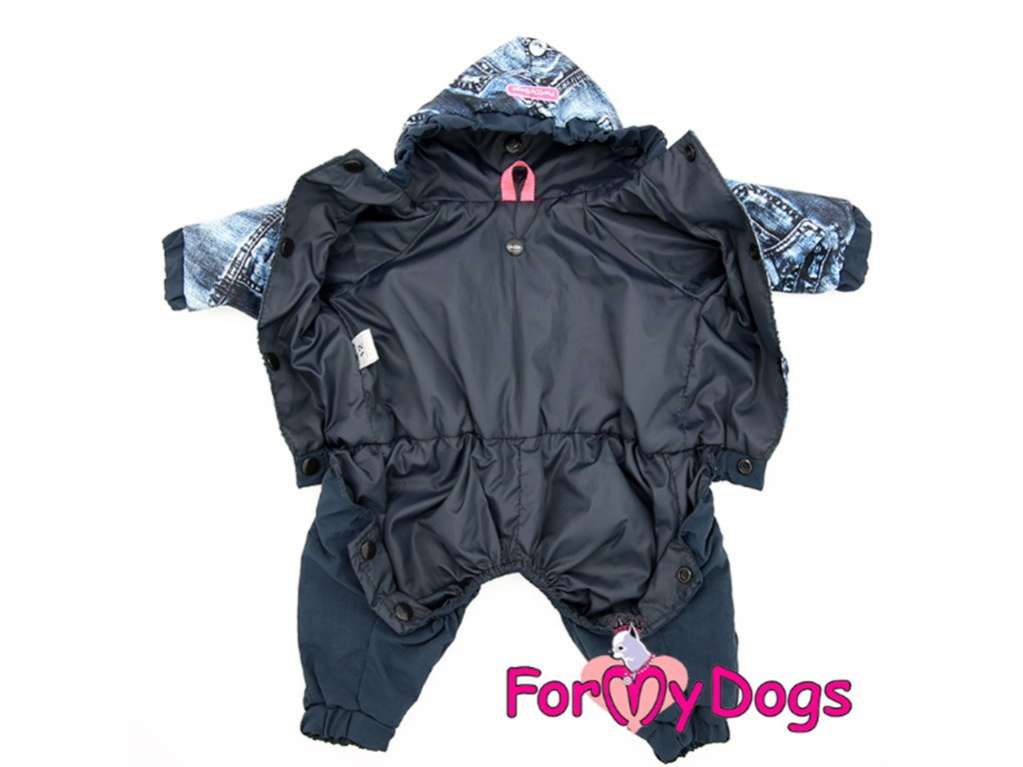 Дождевик для собаки ForMyDogs Джинса