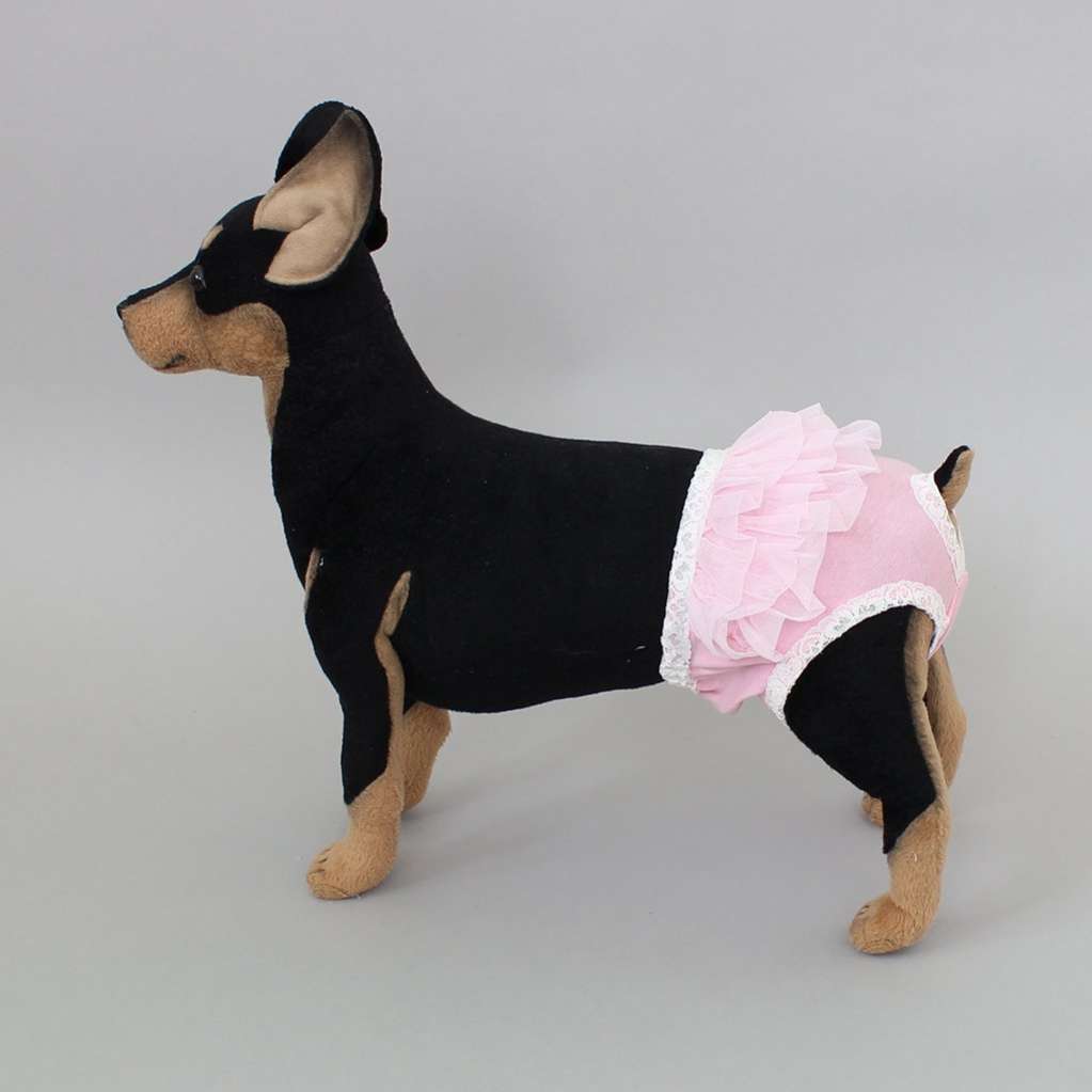 Трусики для собак Pet Рюши