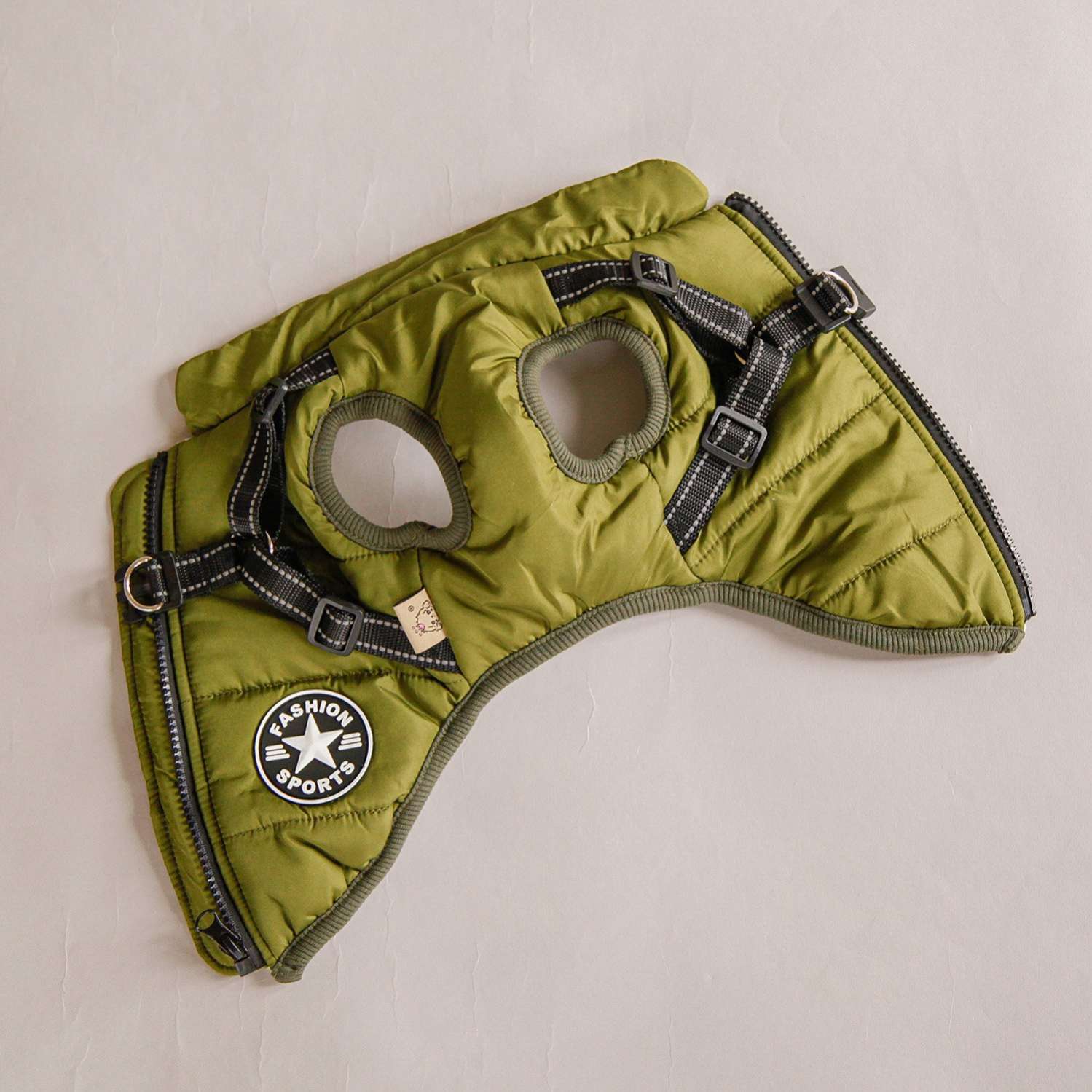 Жилет со шлейкой для собаки утепленный Pet Фикси