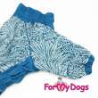 Комбинезон для собак на широкую грудь ForMyDogs Васильки