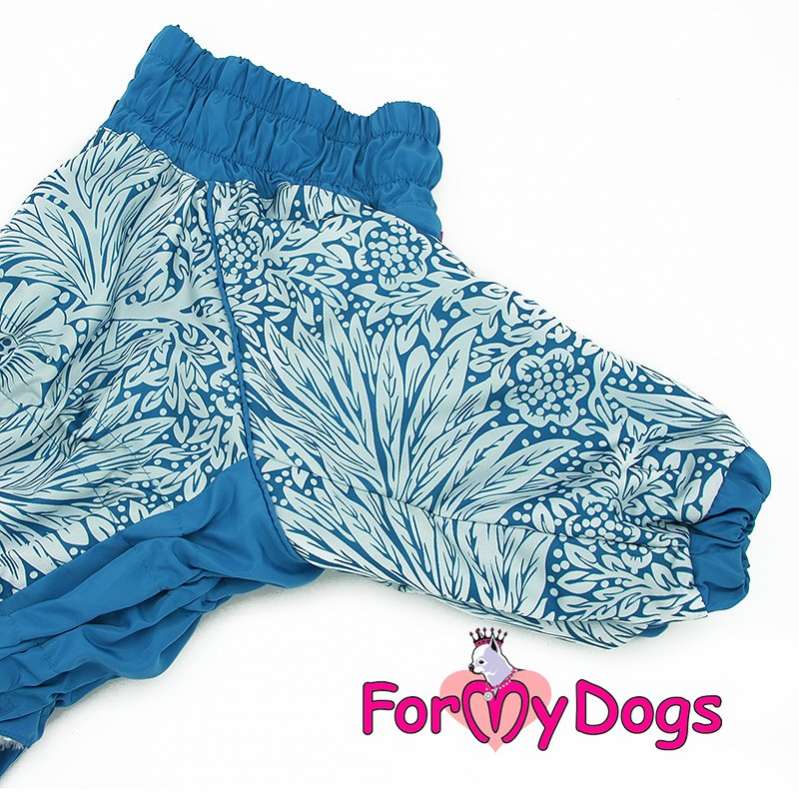 Комбинезон для собак на широкую грудь ForMyDogs Васильки