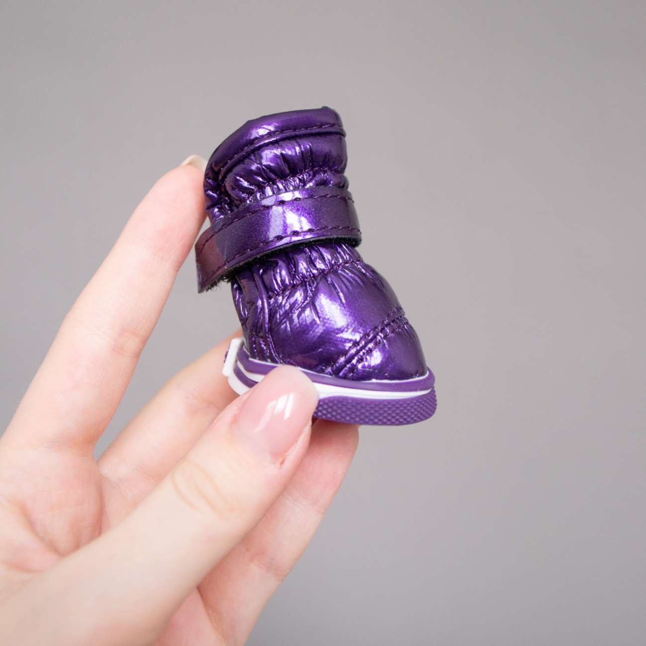 Зимние ботинки для собак Луноходы с липучкой