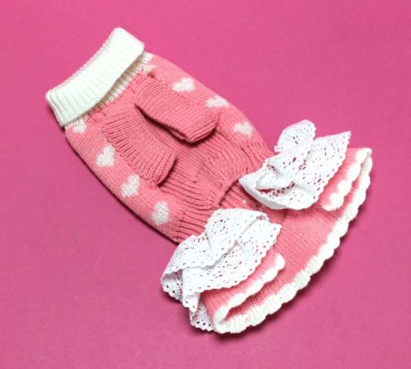 Шерстяное платье для собак Puffy Моника (4 цвета)