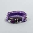 Ошейник для собак с натуральным камнем Гранат