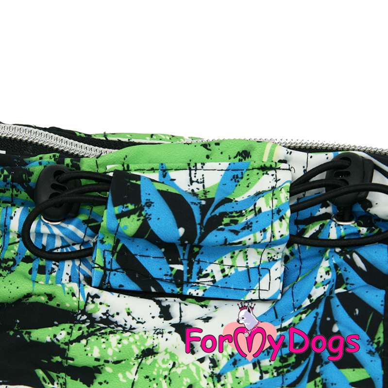 Комбинезон для собак на широкую грудь ForMyDogs Листья