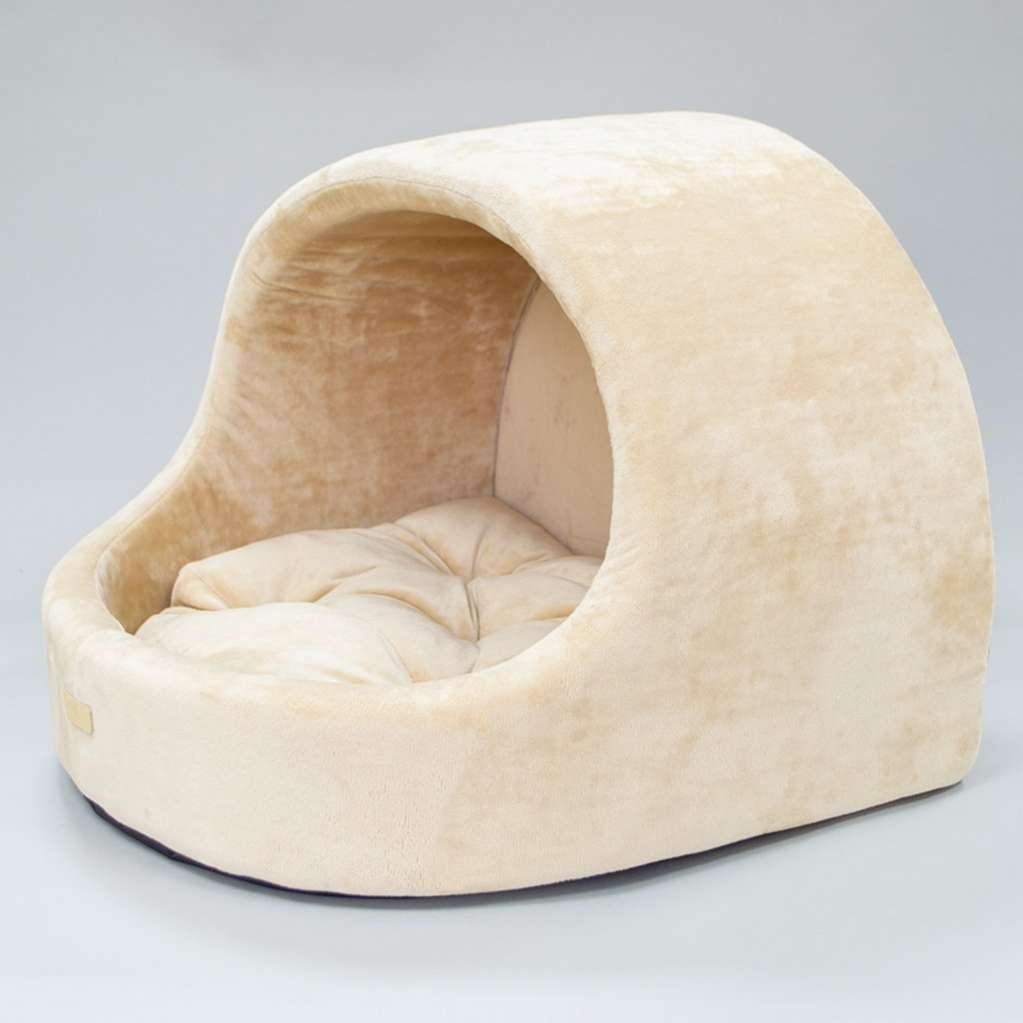 Домик для собаки круглый Puffy Миндаль