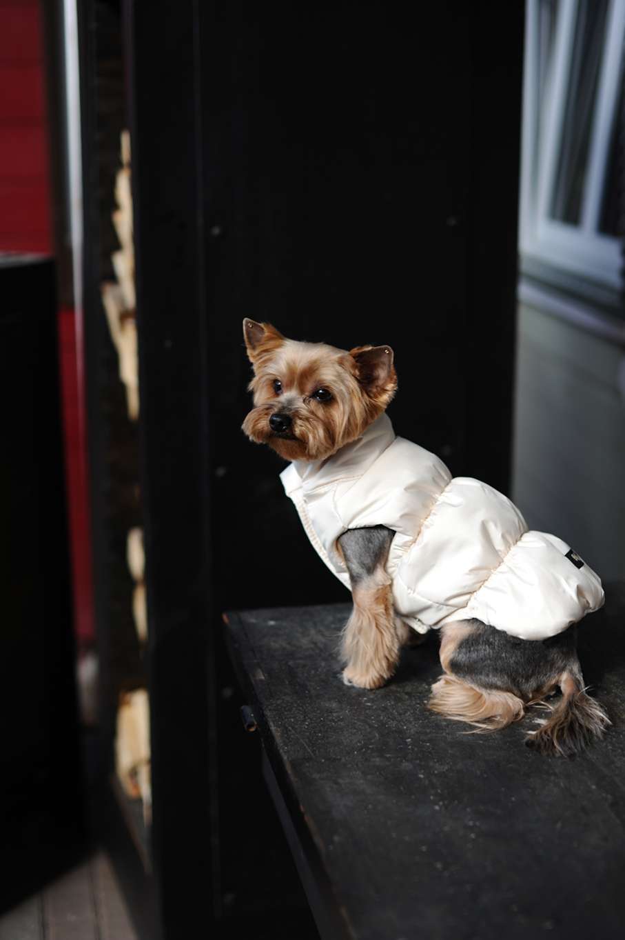 Жилетка Puffy Рич молочная