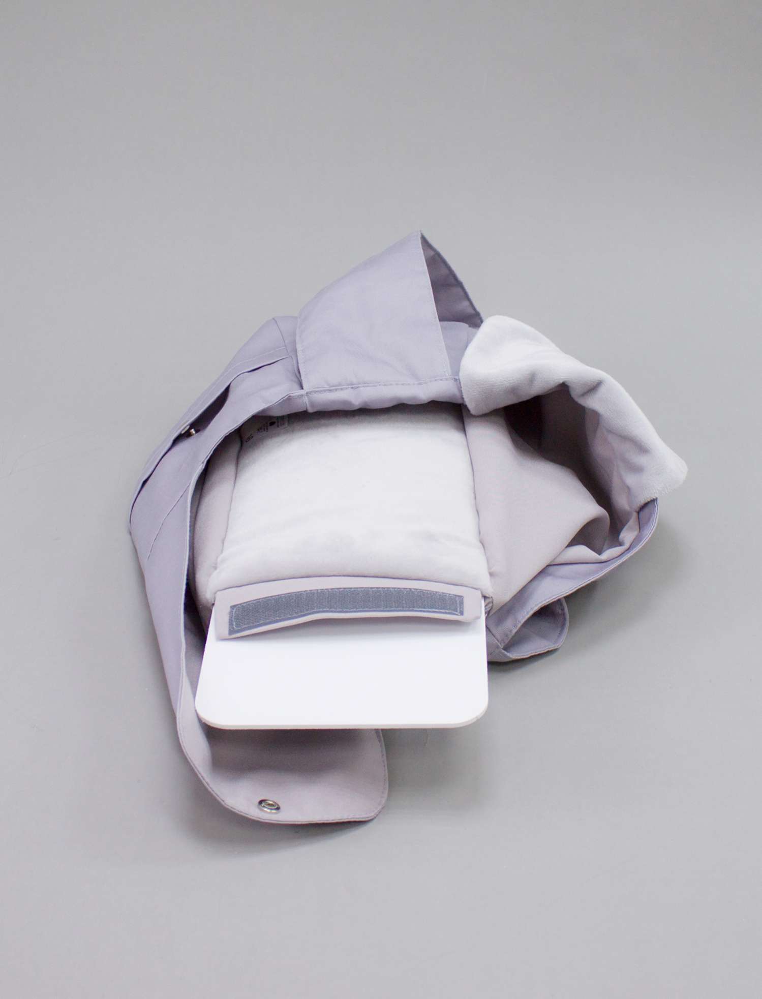 Демисезонная сумка-слинг для собак Puffy Бостон Серый