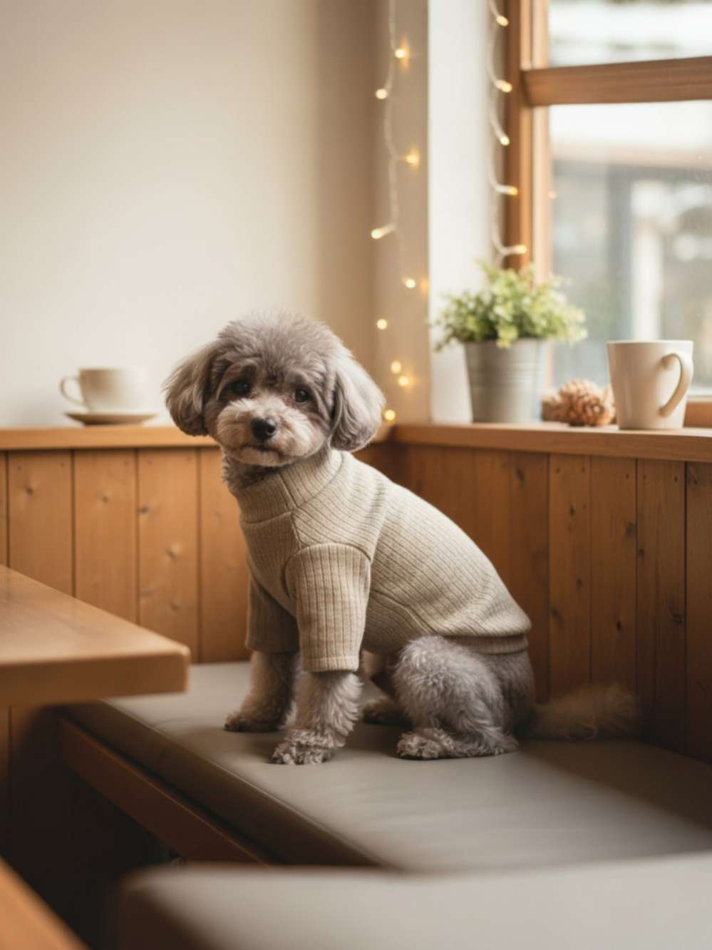 Свитшот для собак Puffy Лапша латте