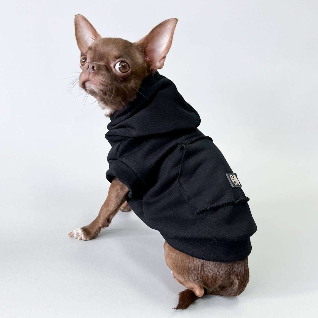 Толстовка для собак Puffy Блэк