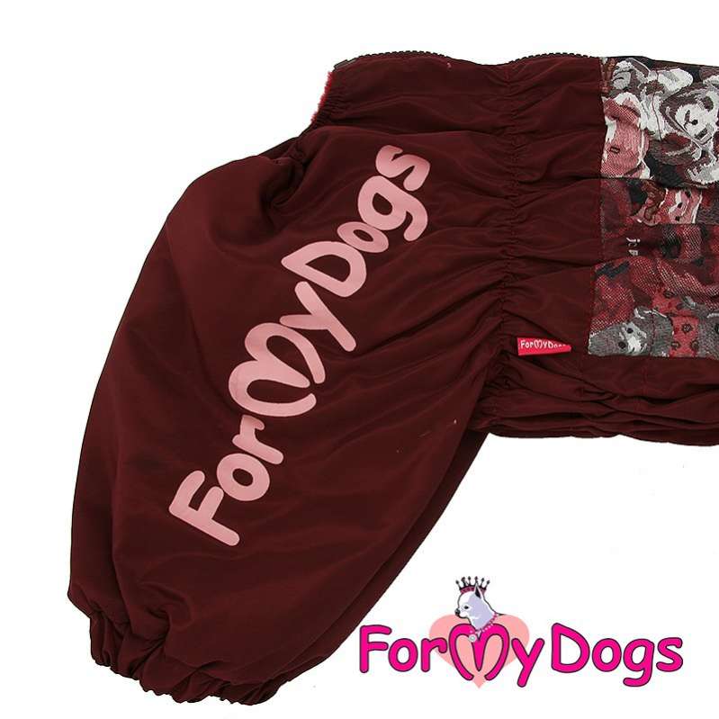 Комбинезон для собак на широкую грудь ForMyDogs Мишки