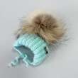 Вязаная шапка для собаки Premium Помпон
