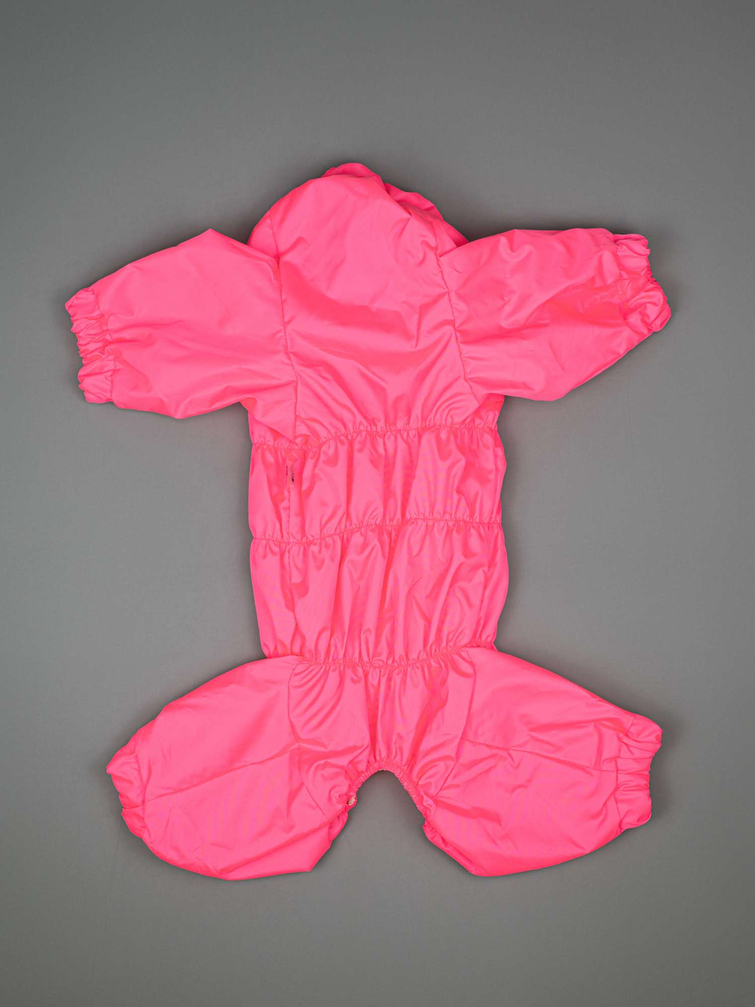 Дождевик для собак Puffy для мопсов и бульдогов розовый неон