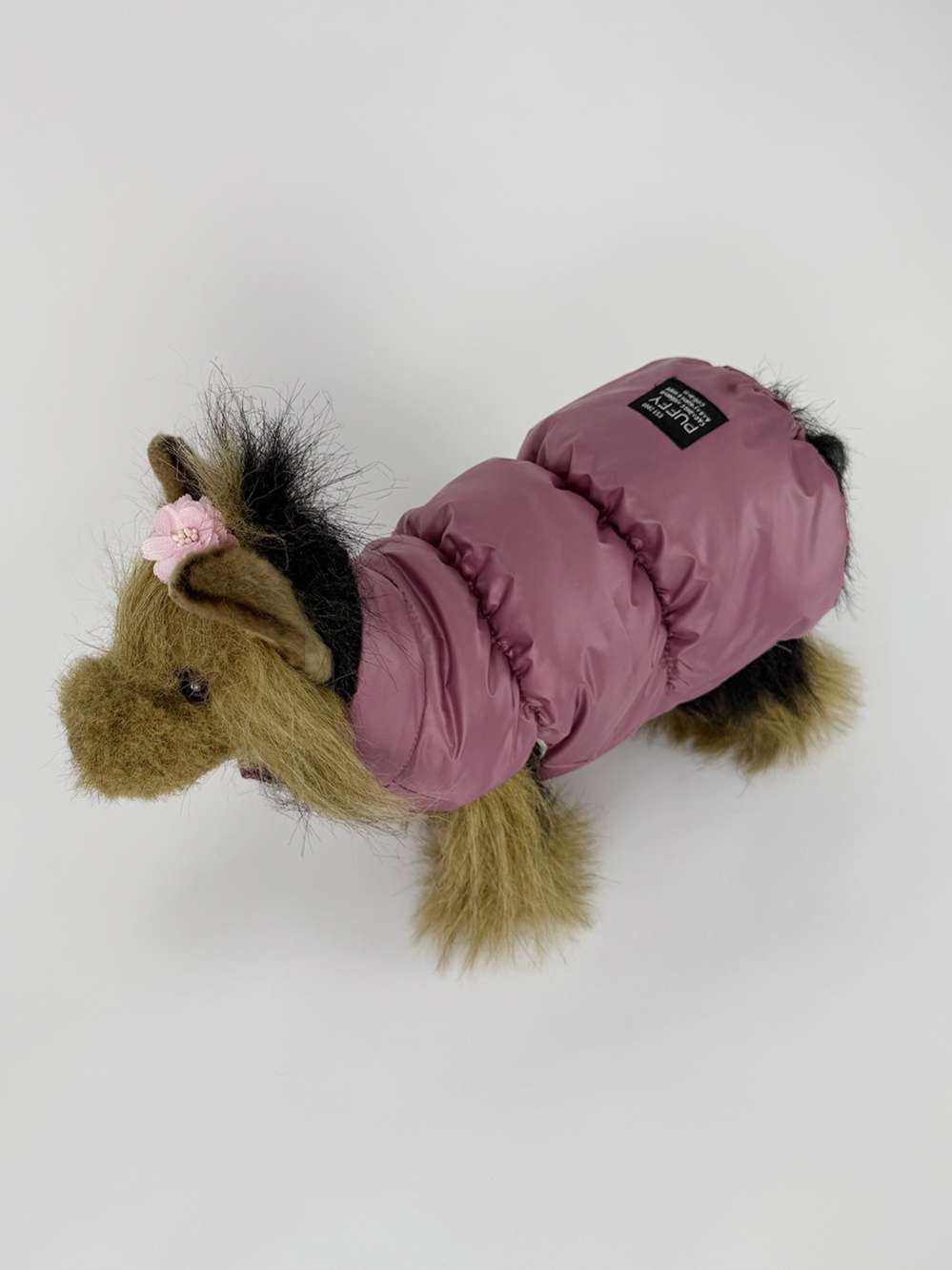 Жилетка Puffy Рич брусника