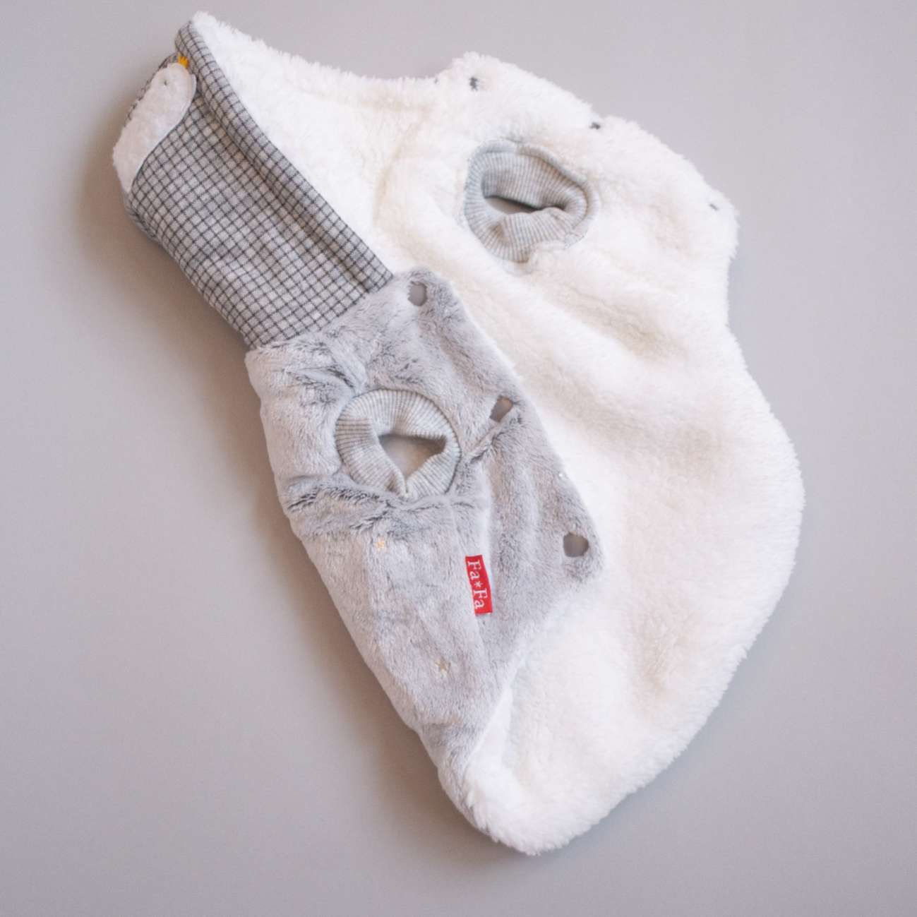 Жилет для собаки плюшевый Pet Северный мишка