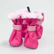 Зимняя обувь для собак Подтяжки Фукси