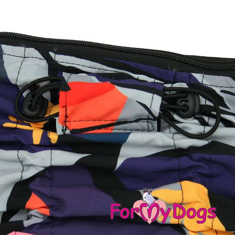 Дождевик для таксы и корги ForMyDogs Подсолнух