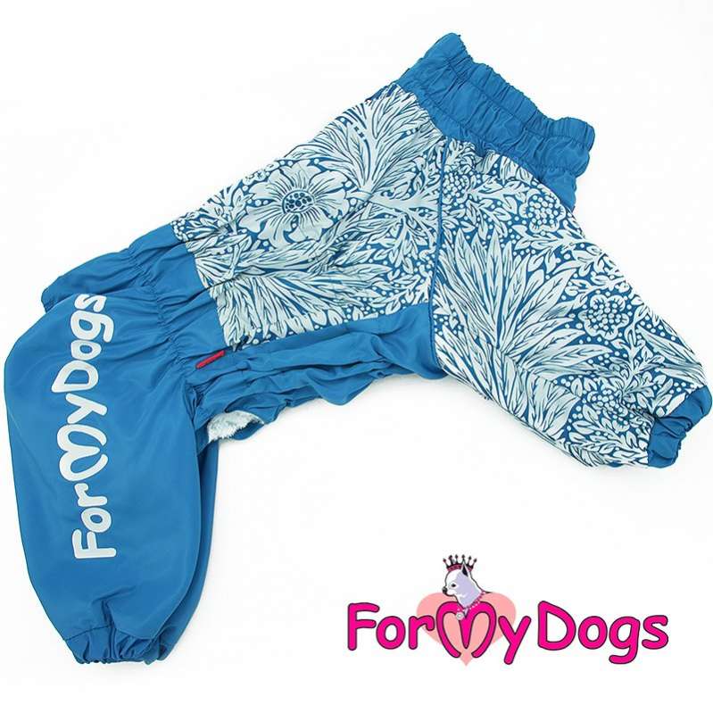 Комбинезон для собак на широкую грудь ForMyDogs Васильки